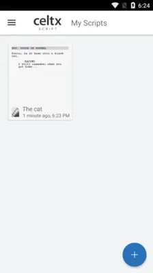 celtx Script android App screenshot 2